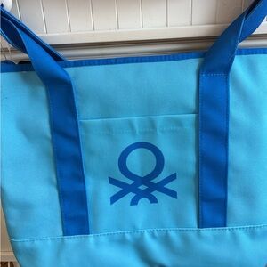 United Colors Of Benetton Vibrant Blue Tote